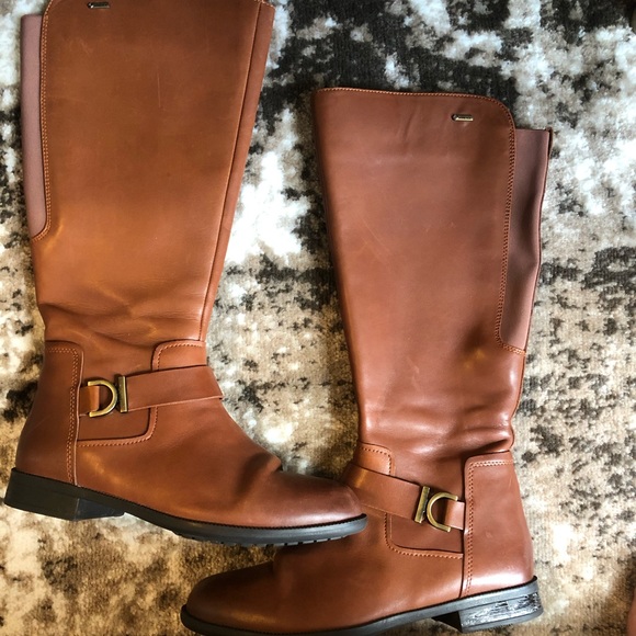 clarks wide leg boots